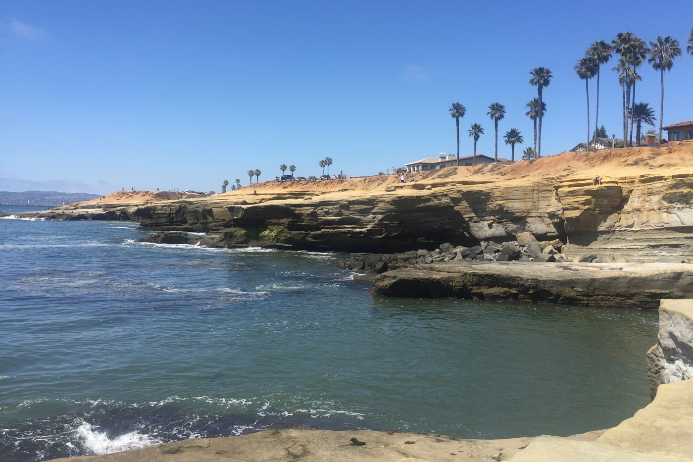 Sunset cliffs, located in Ocean Beach.