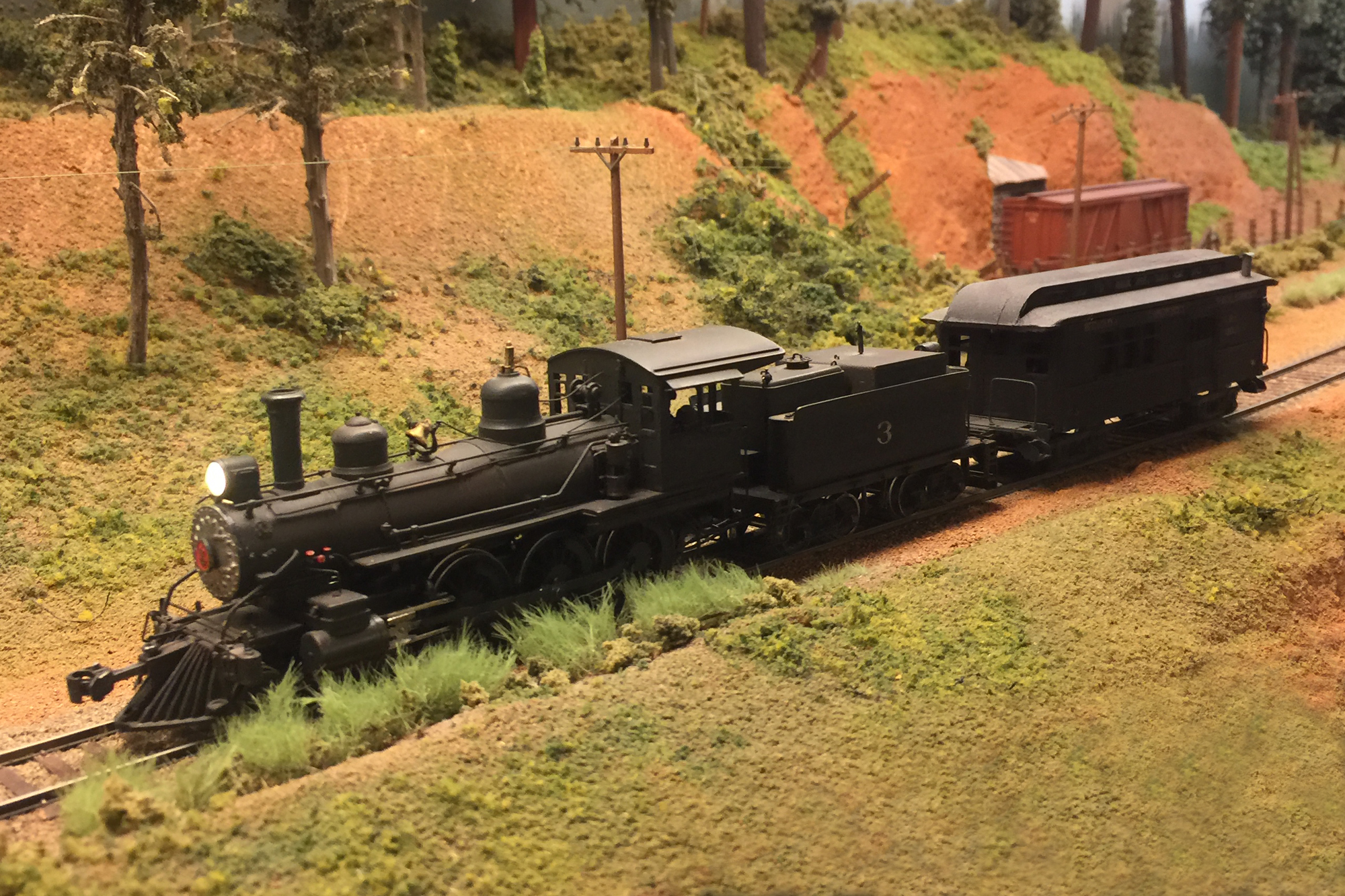 HO scale steam locomotive with DCC and Sound